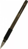 Ручка гелевая 0.5 черная, полупроз. корпус, резин. держатель PГ-6835 PROFIT